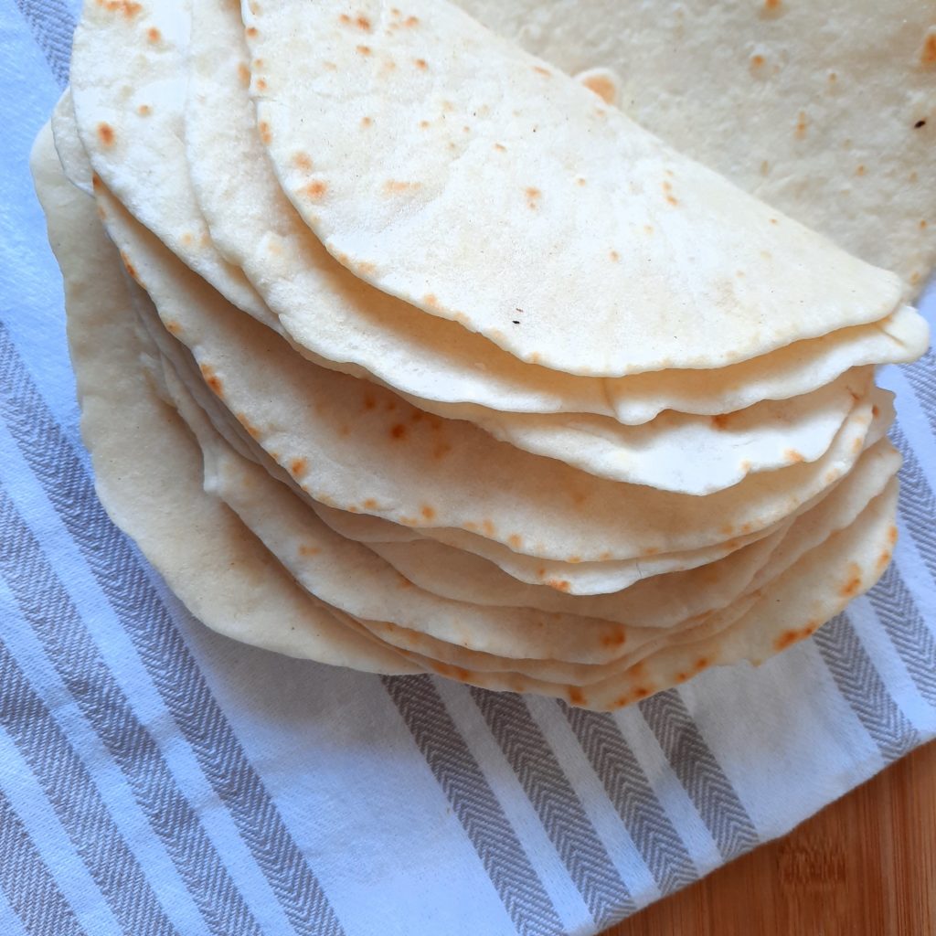 Homemade Flour Tortillas - House of Yumm