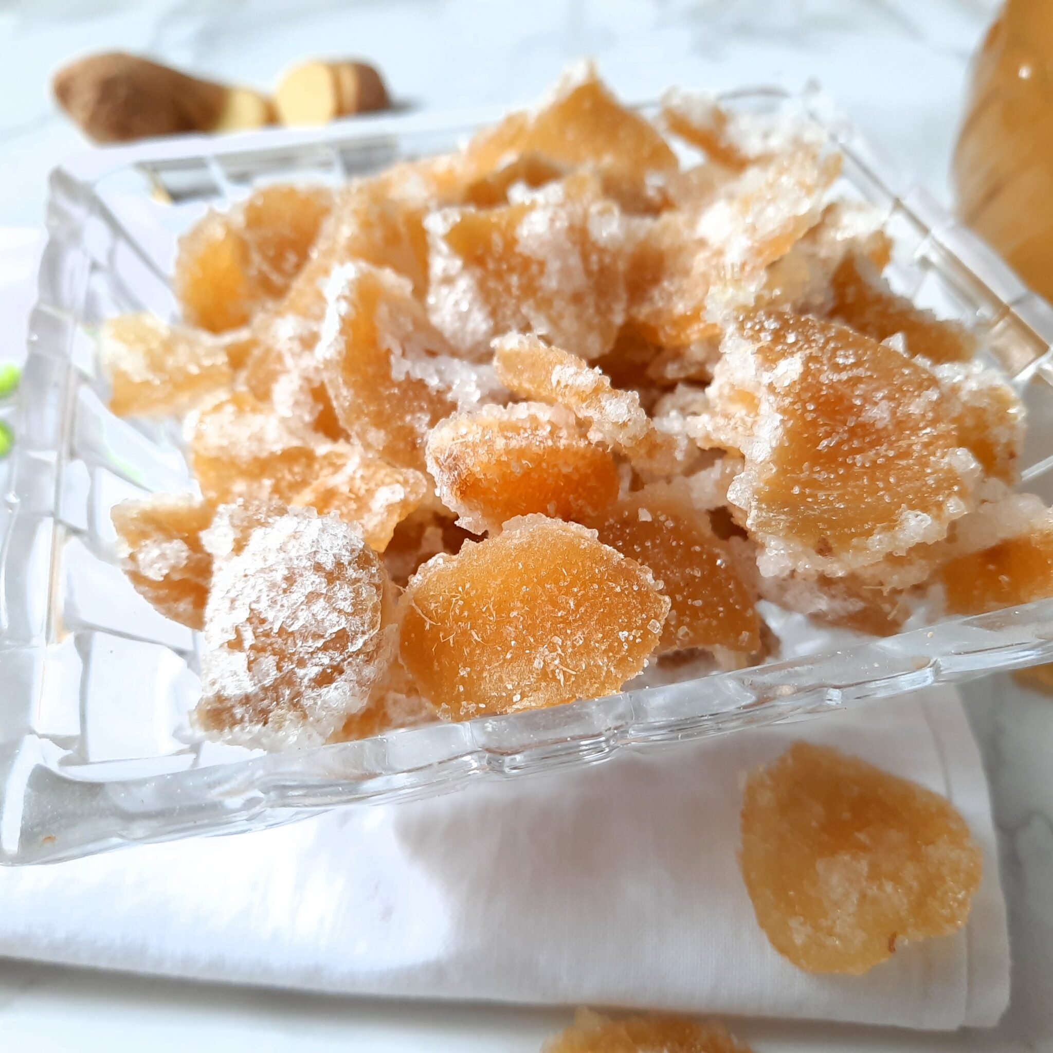 Easy Crystallized or Candied Ginger Recipe Oyummy