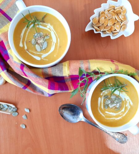 Roasted Pumpkin Soup Delight, a Seasonal Delicacy